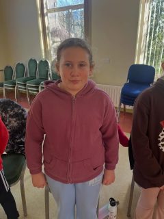 Children have taken part in different activities. We are now having a well deserved lunch.