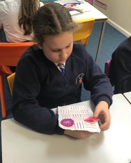 This week year 5 have been practising their sewing skills and making their space-themed cushions.